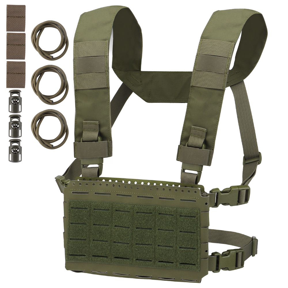The SSMK5 tactical chest mount front panel is compatible with LV119 SPC JPC2.0 expansion assembly MOLLE - ortacical