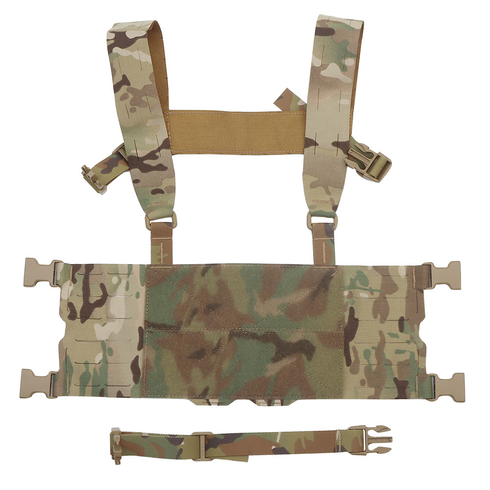 Laser-cut MOLLE multi-functional tactical matching style FC tactical expansion chest hook - ortacical