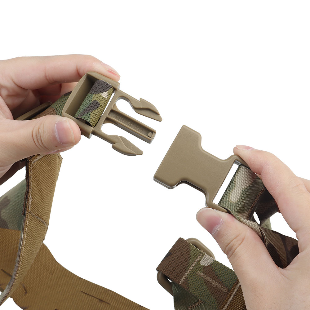 Laser-cut MOLLE multi-functional tactical matching style FC tactical expansion chest hook - ortacical