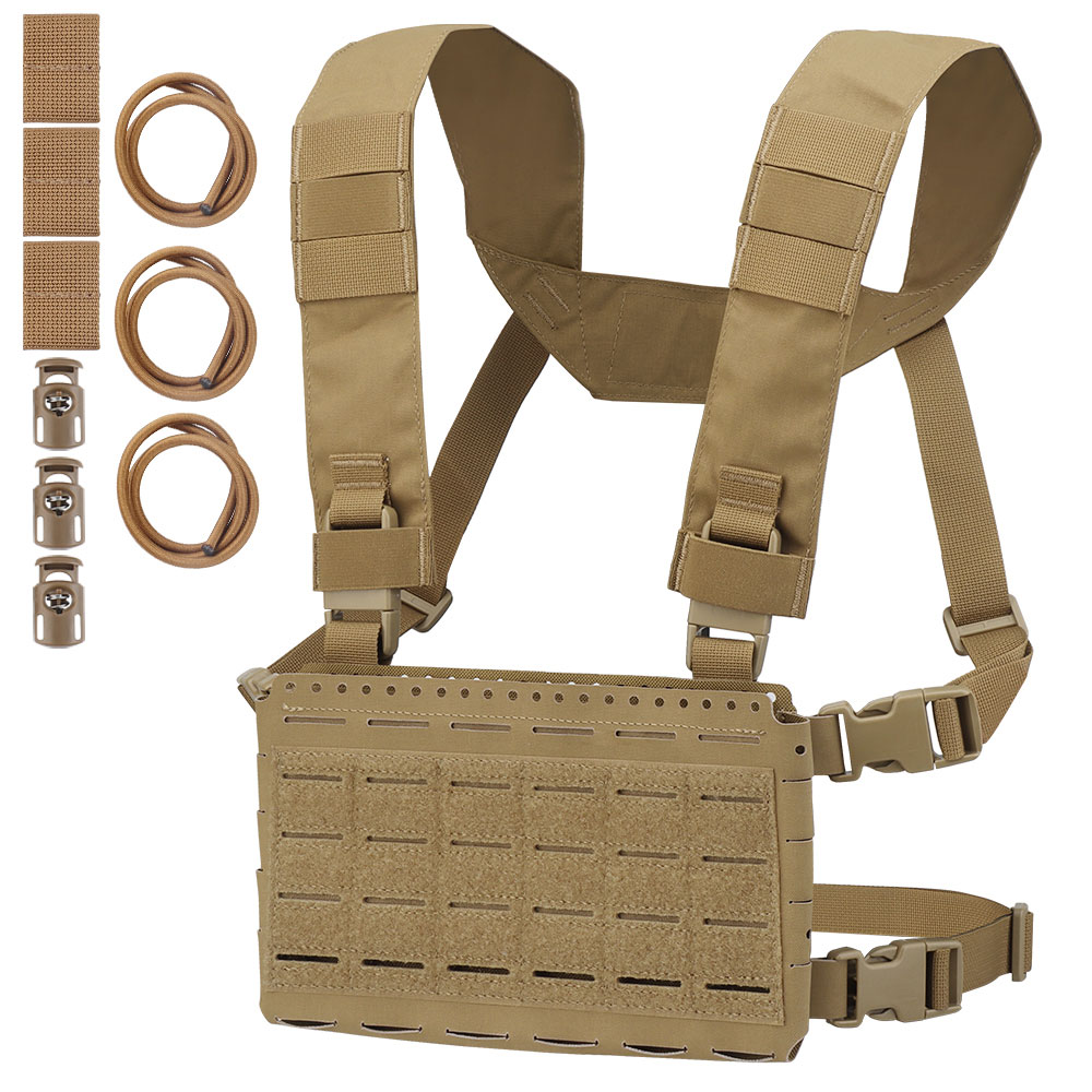 The SSMK5 tactical chest mount front panel is compatible with LV119 SPC JPC2.0 expansion assembly MOLLE - ortacical