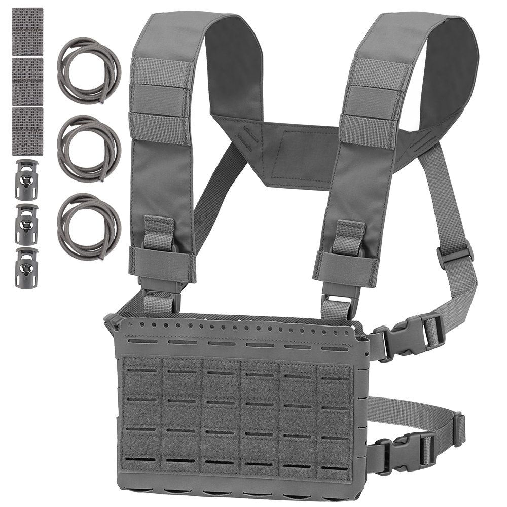 The SSMK5 tactical chest mount front panel is compatible with LV119 SPC JPC2.0 expansion assembly MOLLE - ortacical