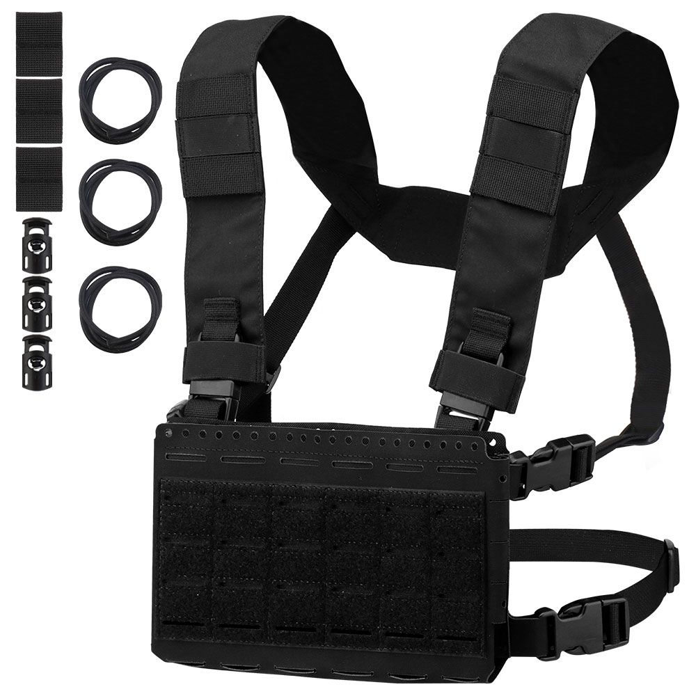 The SSMK5 tactical chest mount front panel is compatible with LV119 SPC JPC2.0 expansion assembly MOLLE - ortacical