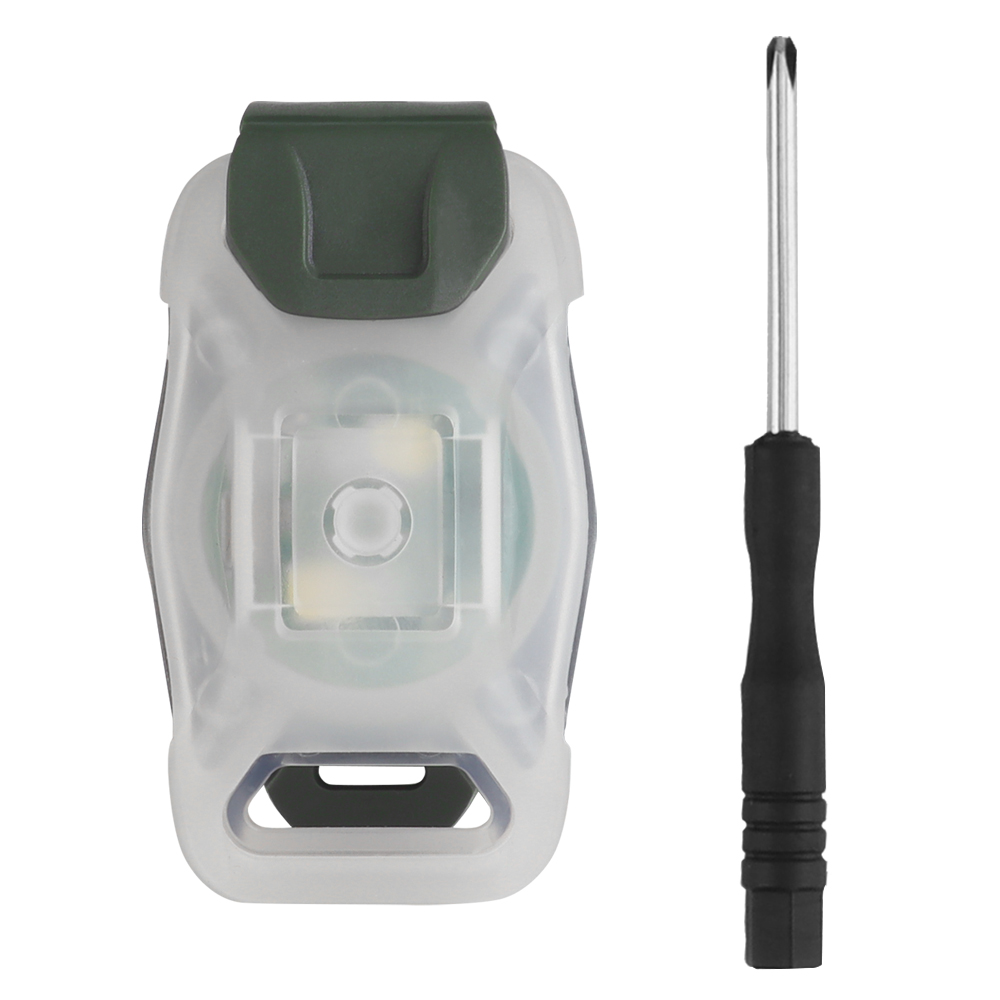 S&S NANO signal light, three-color light, two light modes, TPE nylon material - ortacical