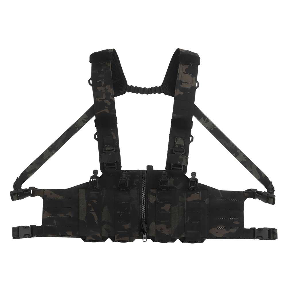 Lightweight SF tactical camouflage chest hook molle hook with zipper connection and fixation in various combinations - ortacical