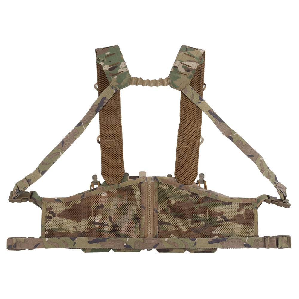 Lightweight SF tactical camouflage chest hook molle hook with zipper connection and fixation in various combinations - ortacical