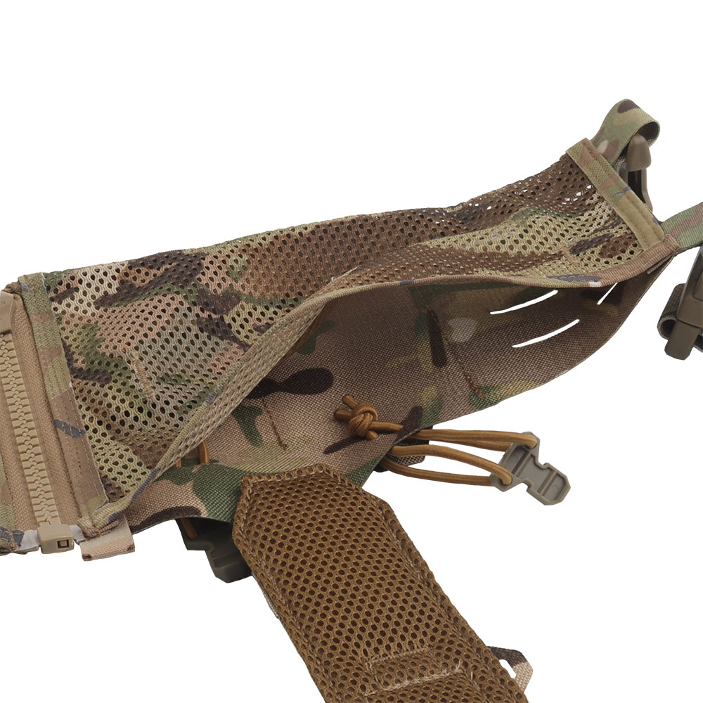 Lightweight SF tactical camouflage chest hook molle hook with zipper connection and fixation in various combinations - ortacical