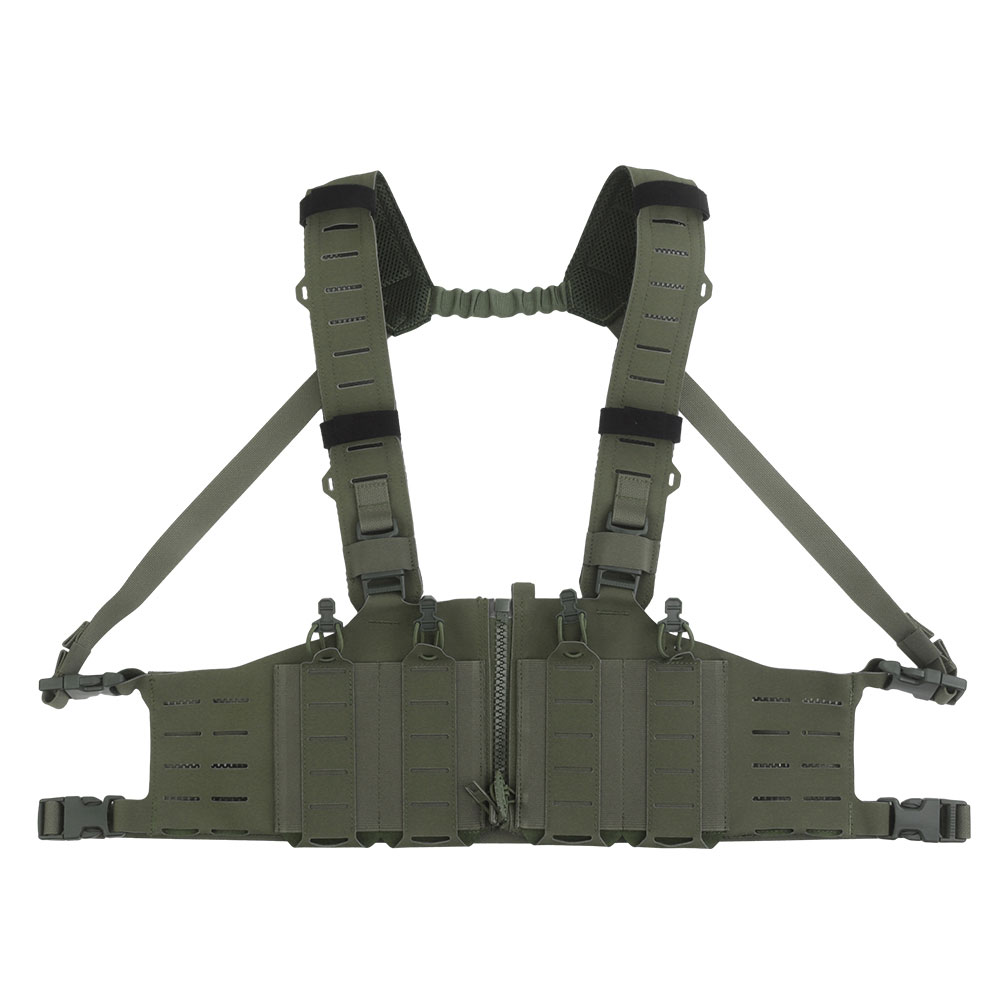 Lightweight SF tactical camouflage chest hook molle hook with zipper connection and fixation in various combinations - ortacical