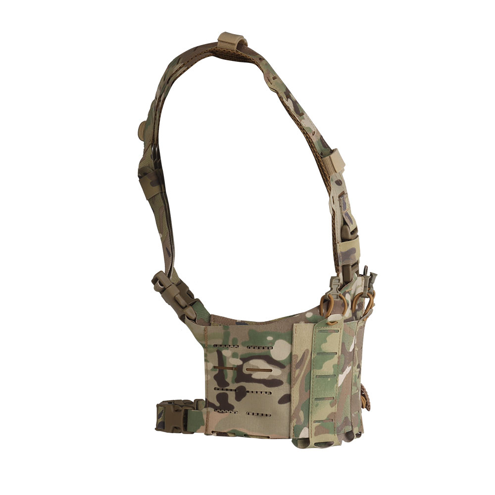 Lightweight SF tactical camouflage chest hook molle hook with zipper connection and fixation in various combinations - ortacical