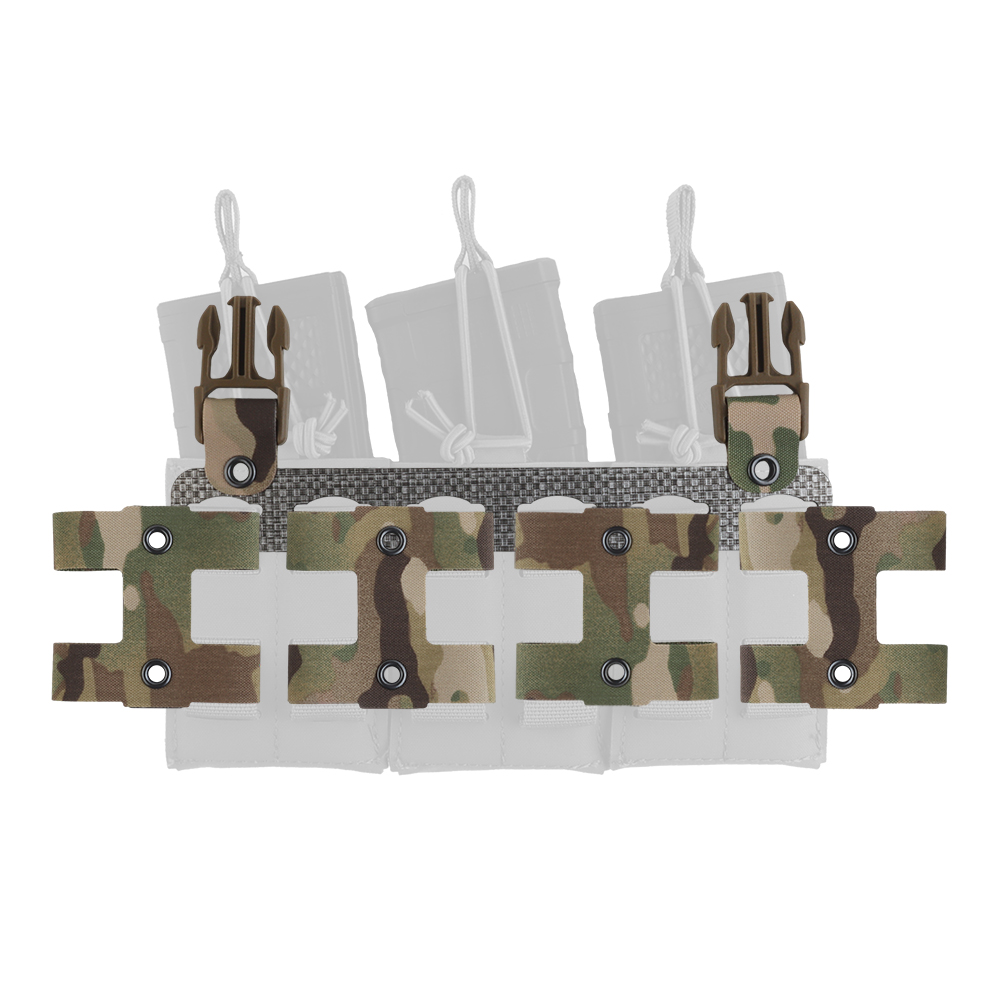 Modular tactical camouflage chest hanger with quick-release and quick-release plug-in buckle combination, DIY matching and self-combination - ortacical