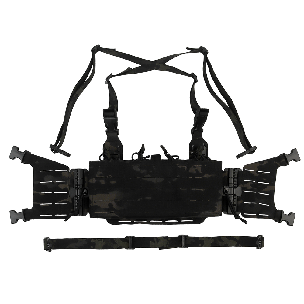 Knight Tactics Chest hanging Military enthusiast Outdoor Tactical training with built-in quadruple rifle magazine pocket - ortacical