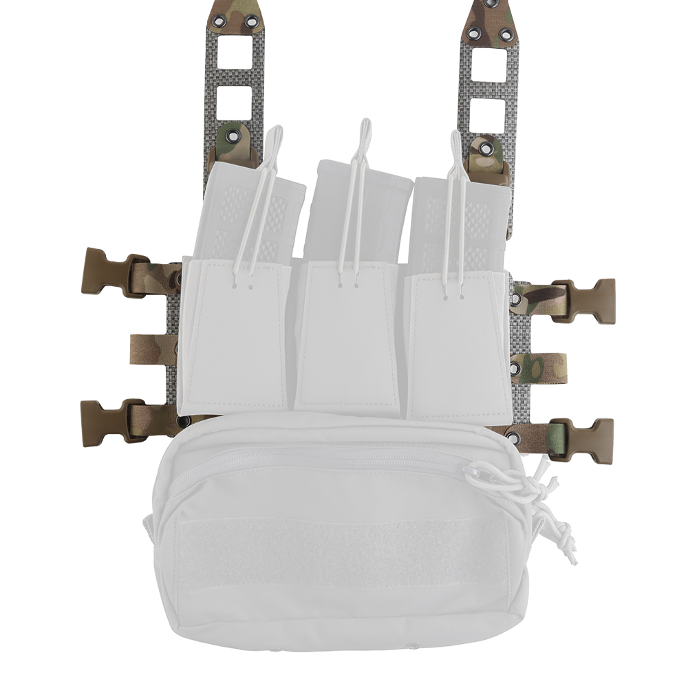 Modular tactical camouflage chest hanger with quick-release and quick-release plug-in buckle combination, DIY matching and self-combination - ortacical