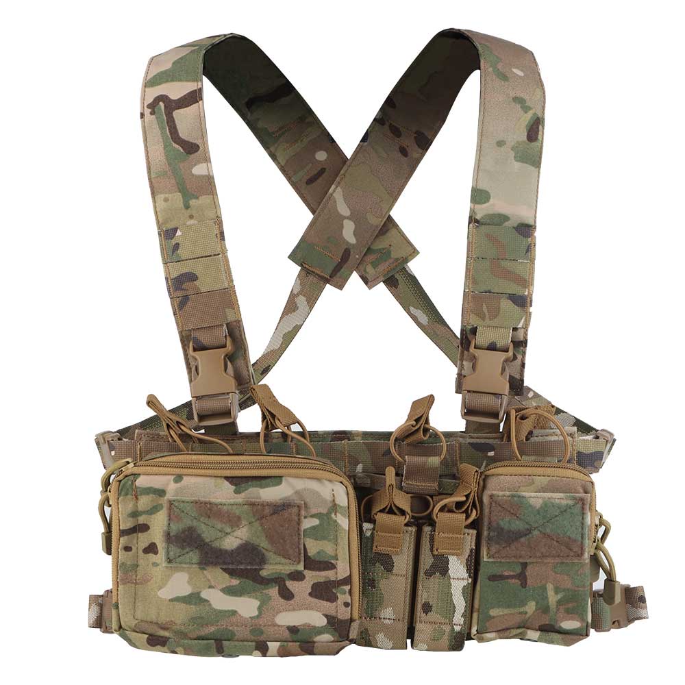 The Tactical Vest 242ACD comes with a four-in-one 5.569MM multi-functional storage accessory bag - ortacical