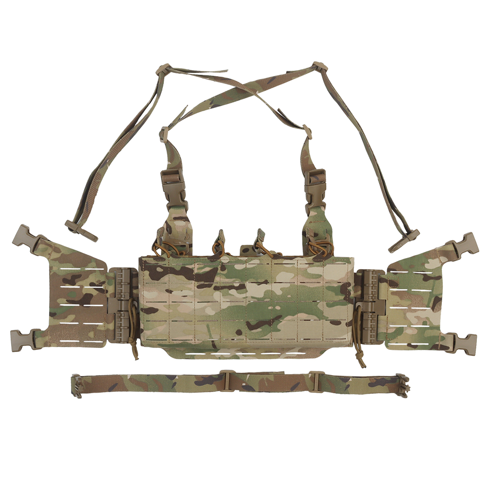 Knight Tactics Chest hanging Military enthusiast Outdoor Tactical training with built-in quadruple rifle magazine pocket - ortacical