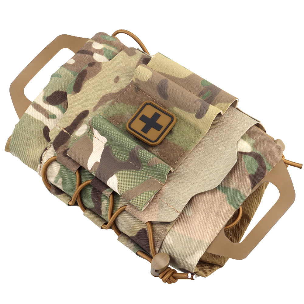 ReFlex IFAK one-handed access pull-out separation tactical rapid deployment of emergency medical kits - ortacical