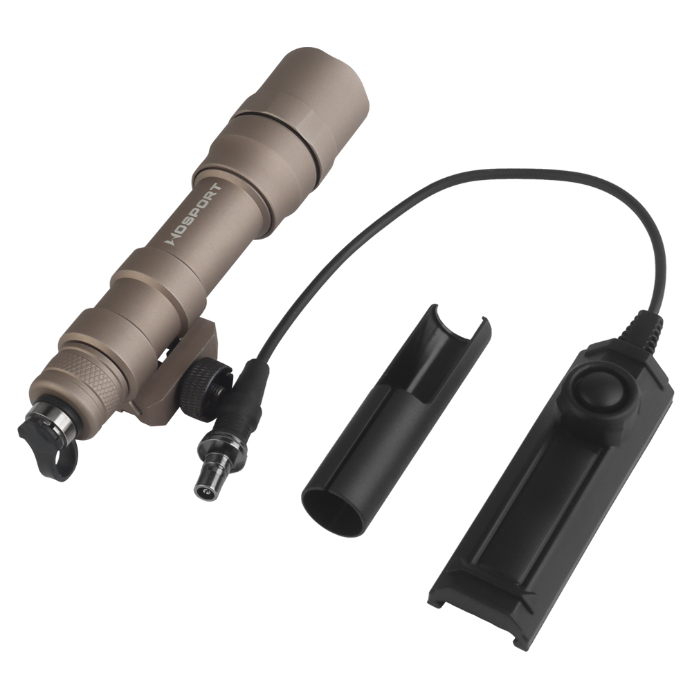 Tactical aluminum alloy version lighting high-intensity flashlight outdoor rail installation 800-lumen lighting lamp M-PLHV2(battery not included) - ortacical