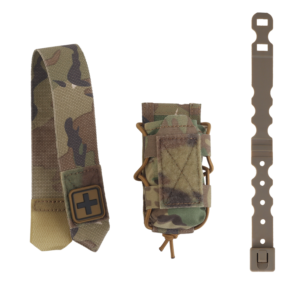 Universal tourniquet bag, flip-top vertical medical supplies and tools storage bag MOLLE - ortacical