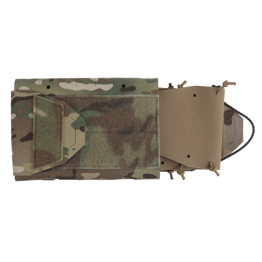 The tactical split design enables quick access to the first aid supplies inside the bag, making it a lightweight medical kit - ortacical