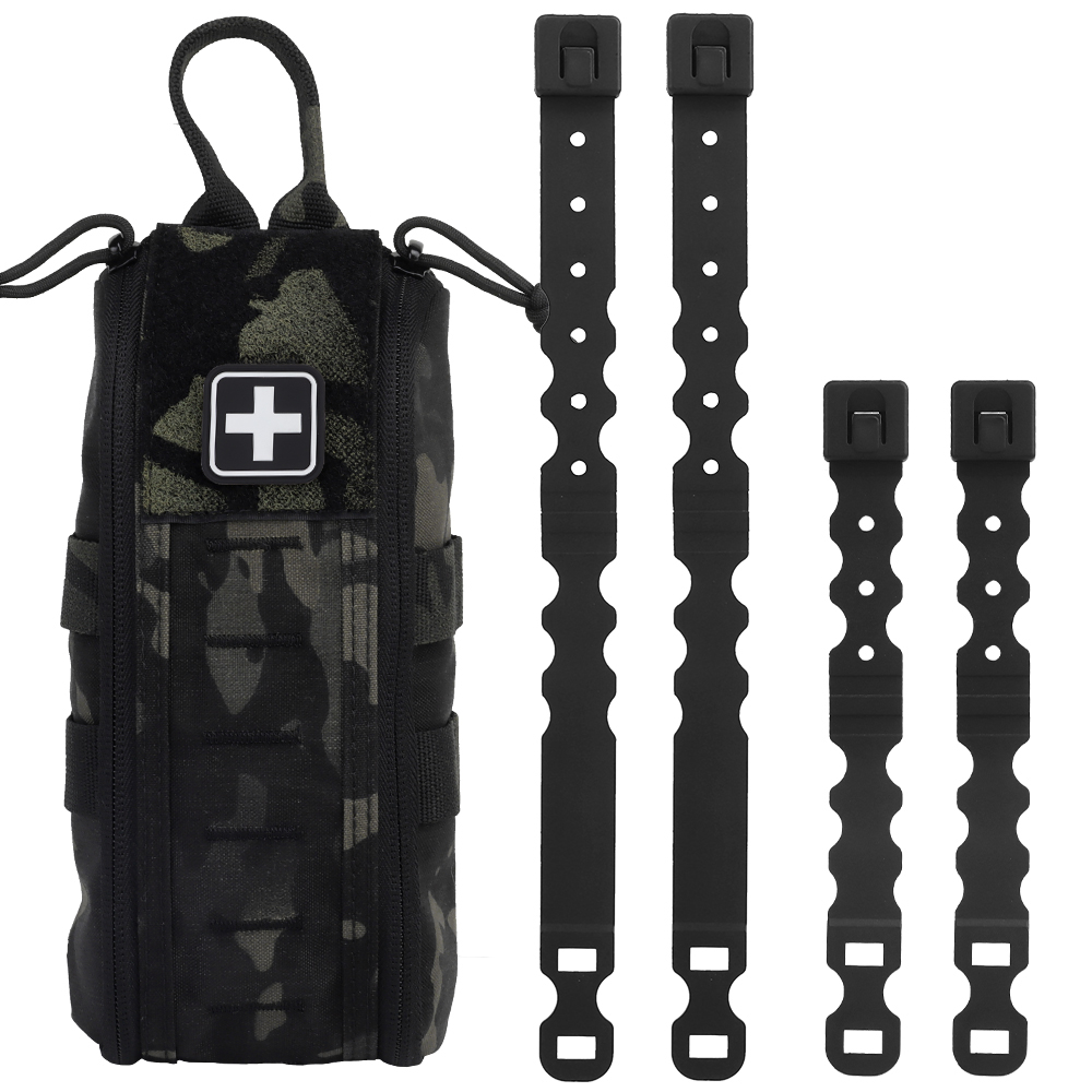 Outdoor tactical multi-functional military enthusiast portable MOLLE medical kit, rapid response first aid kit - ortacical