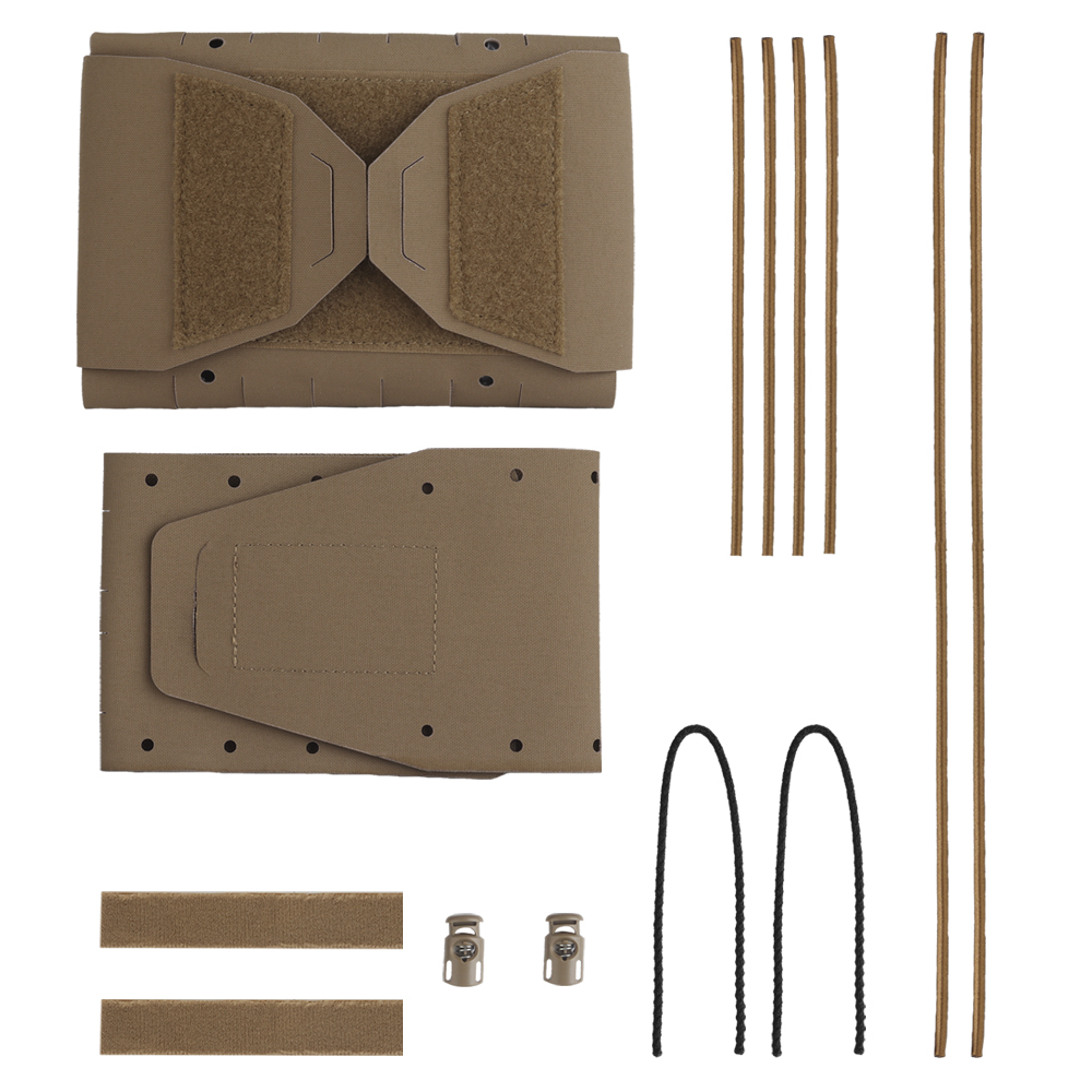 The tactical split design enables quick access to the first aid supplies inside the bag, making it a lightweight medical kit - ortacical