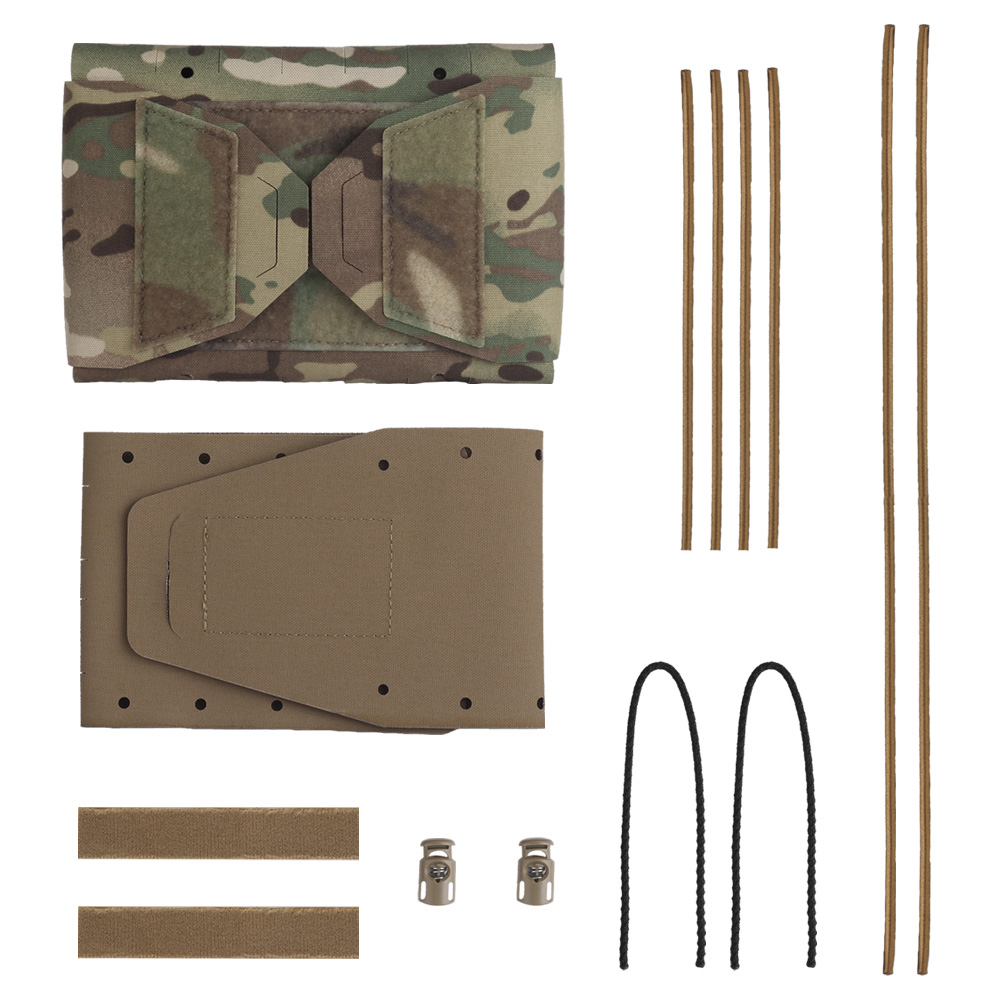 The tactical split design enables quick access to the first aid supplies inside the bag, making it a lightweight medical kit - ortacical