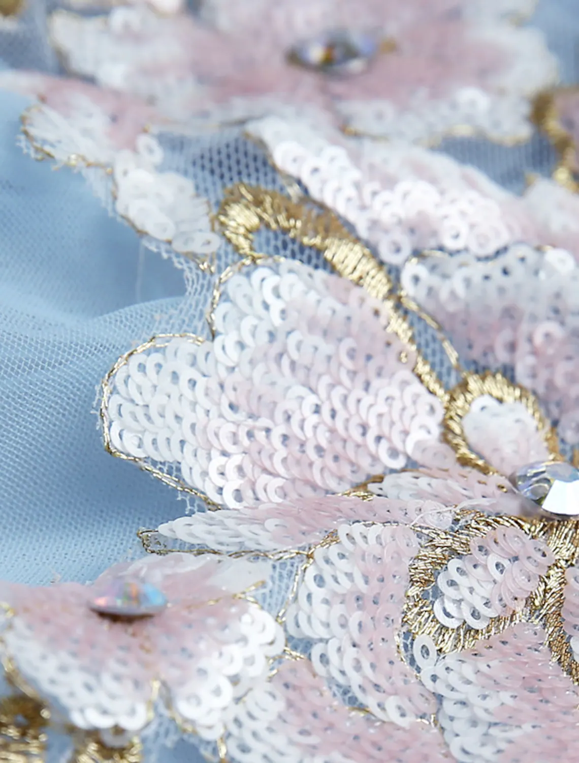 Puffy Quinceanera Engagement Dress Length Sleeve Floor Length Tulle leats - TREBLEV