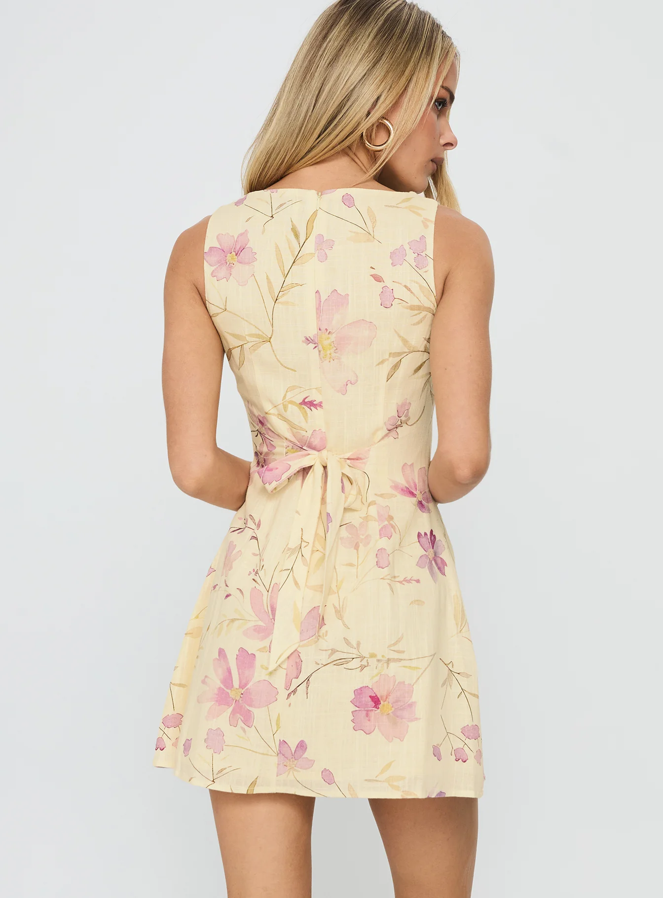 Alfalfa Mini Dress Floral Multi - TREBLEV