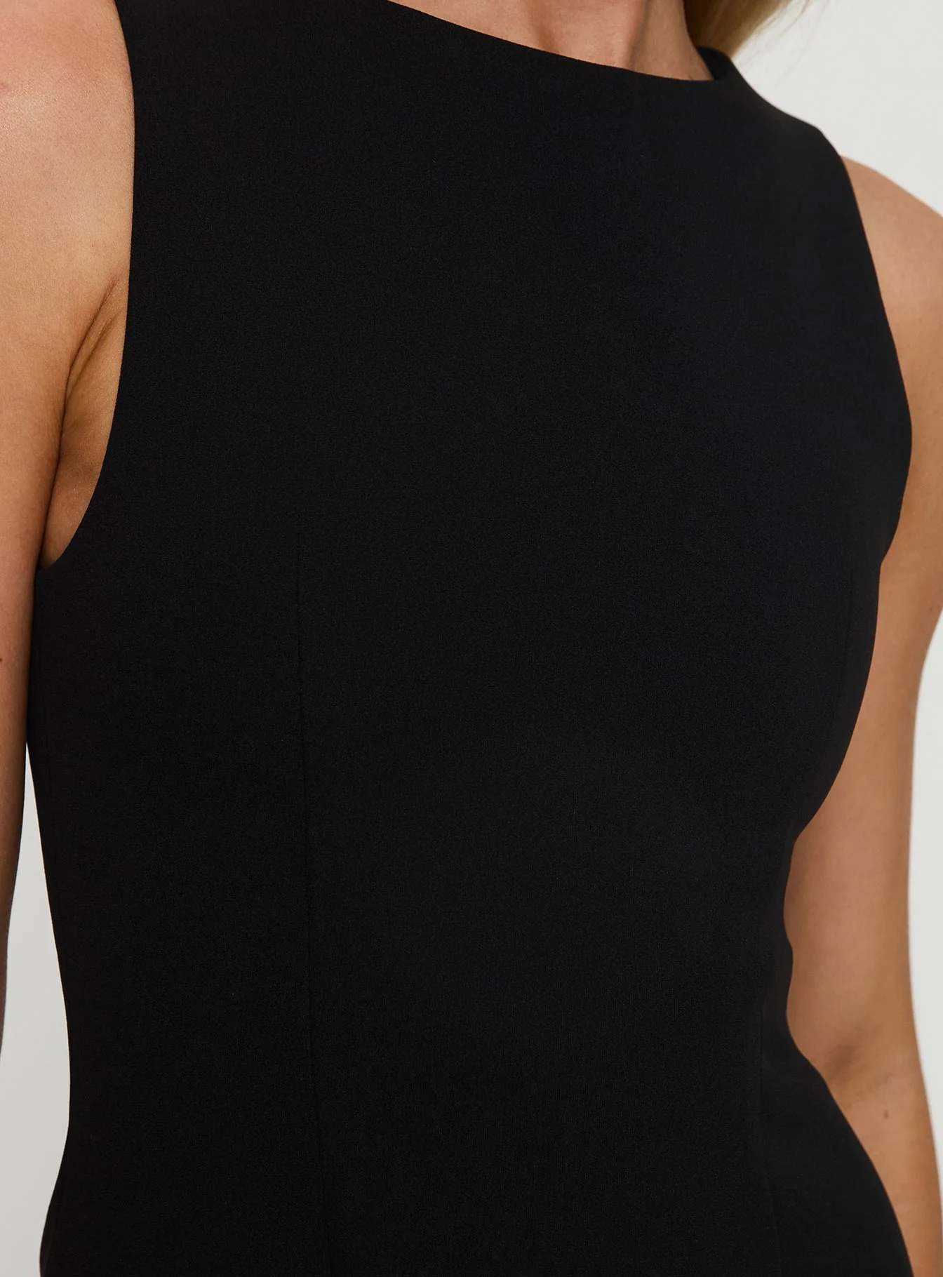 Anse Mini Dress Black - TREBLEV