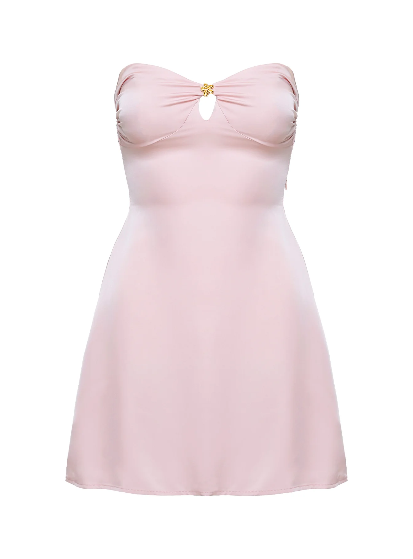 Americano Mini Dress Pink - TREBLEV