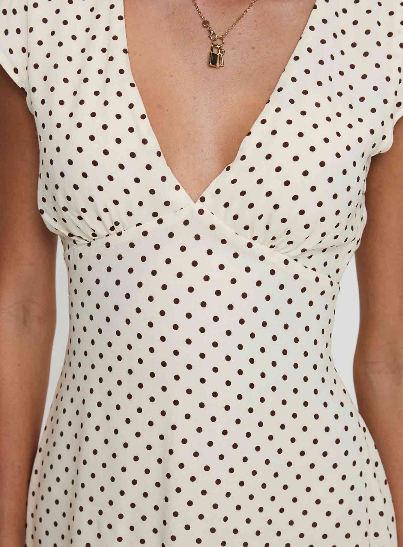 Cannelloni Mini Dress Polka Dot - TREBLEV