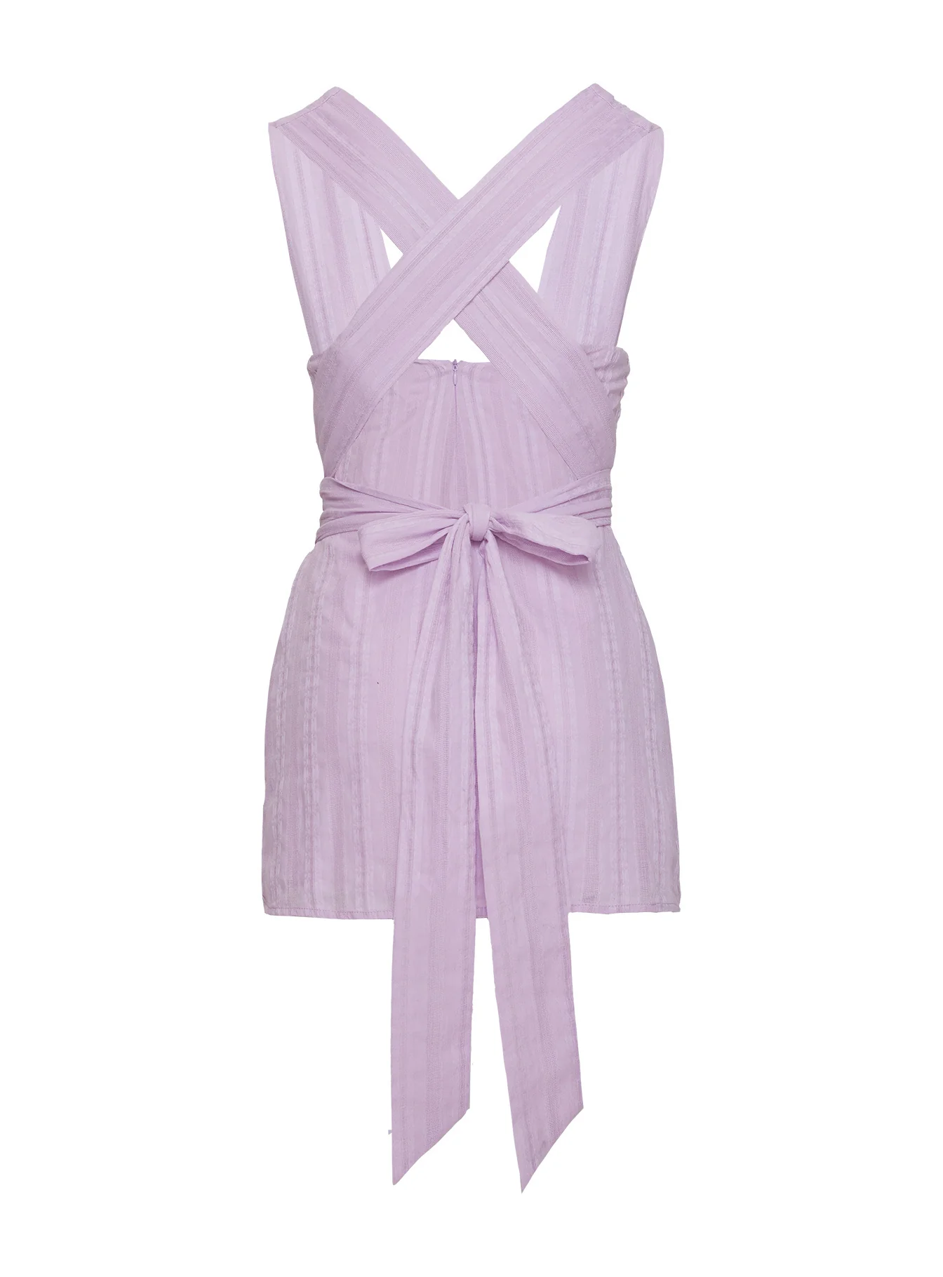 Alsace Mini Dress Lilac - TREBLEV