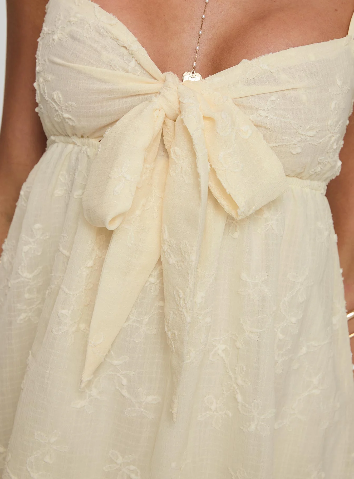 Granno Mini Dress Lemon - TREBLEV