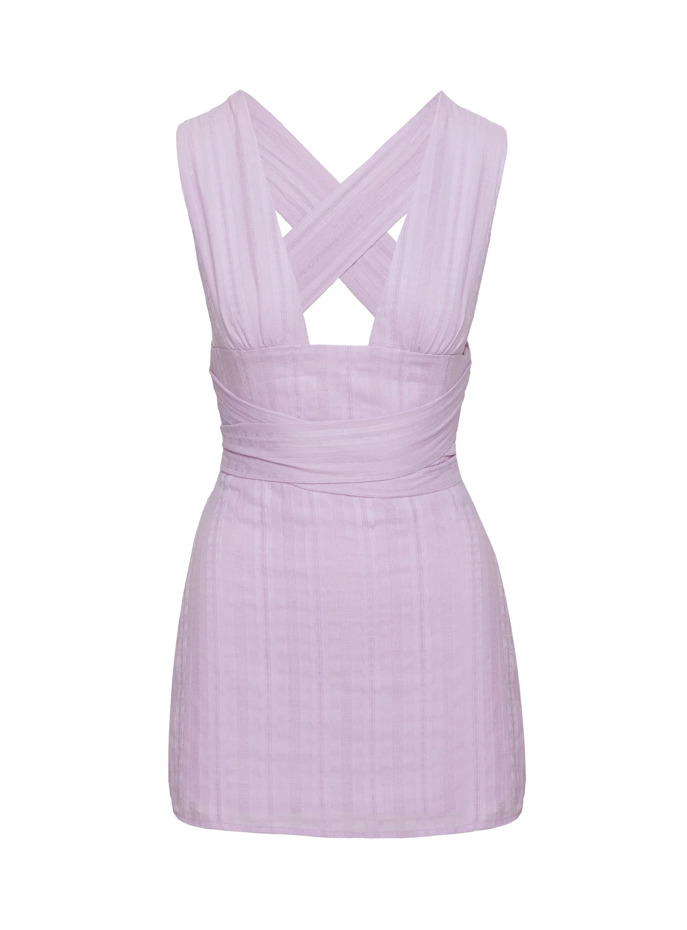 Alsace Mini Dress Lilac - TREBLEV