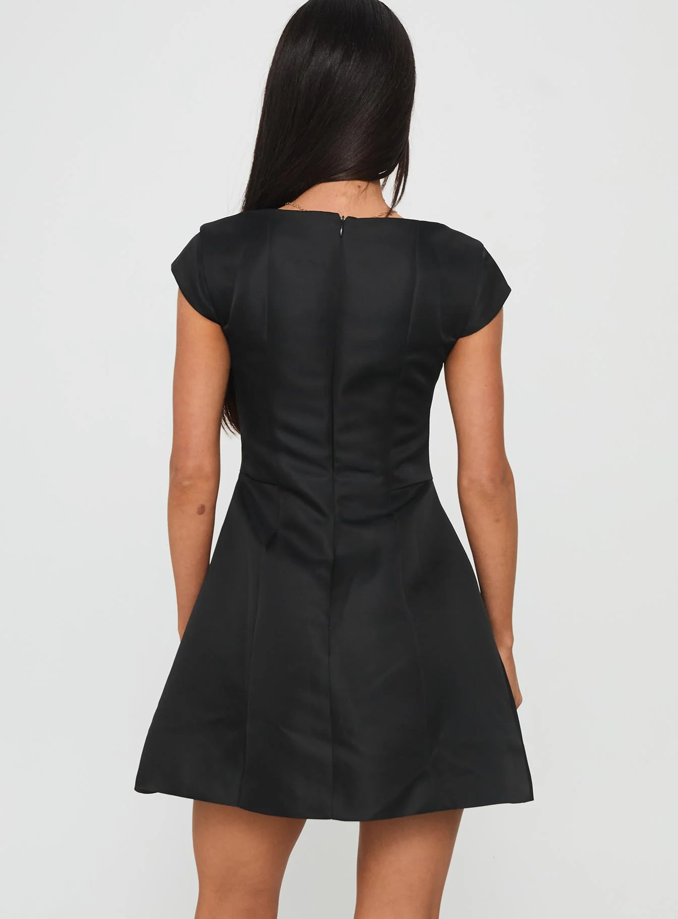 Mariza Mini Dress Black - TREBLEV