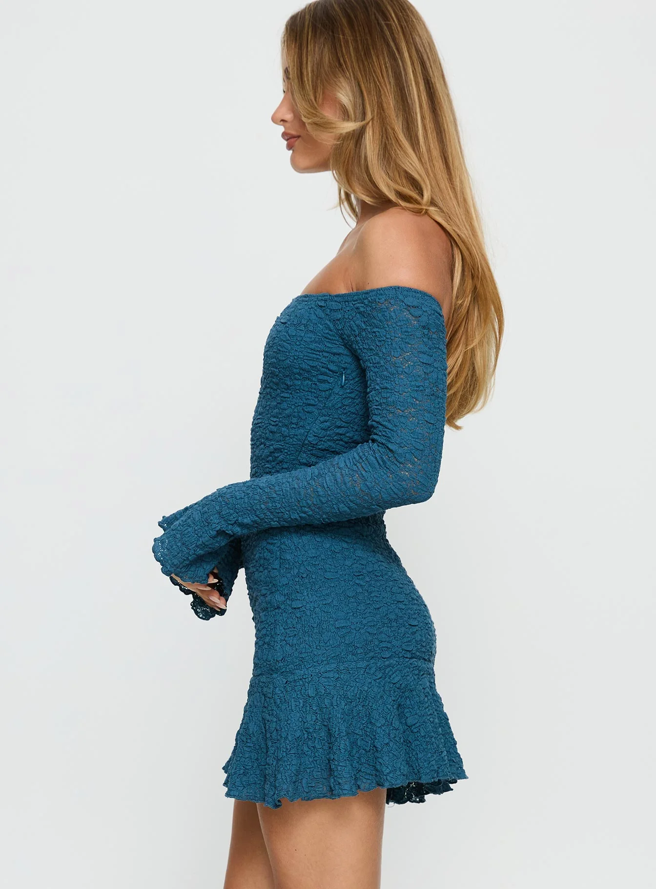 Vancesca Strapless Mini Dress Navy - TREBLEV