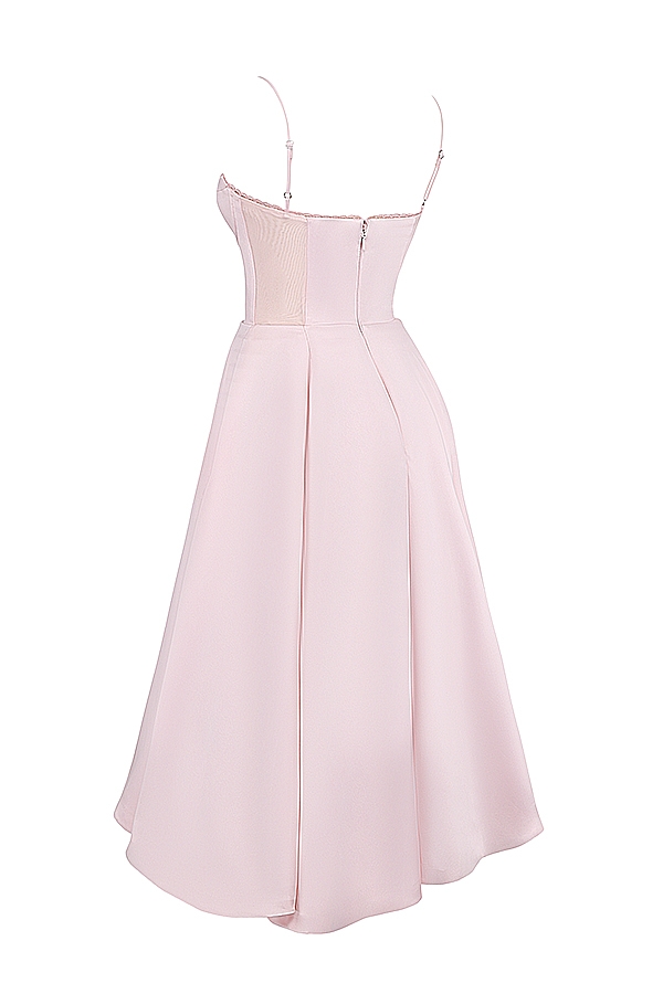 Ballerina Pink Midi Dress - TREBLEV