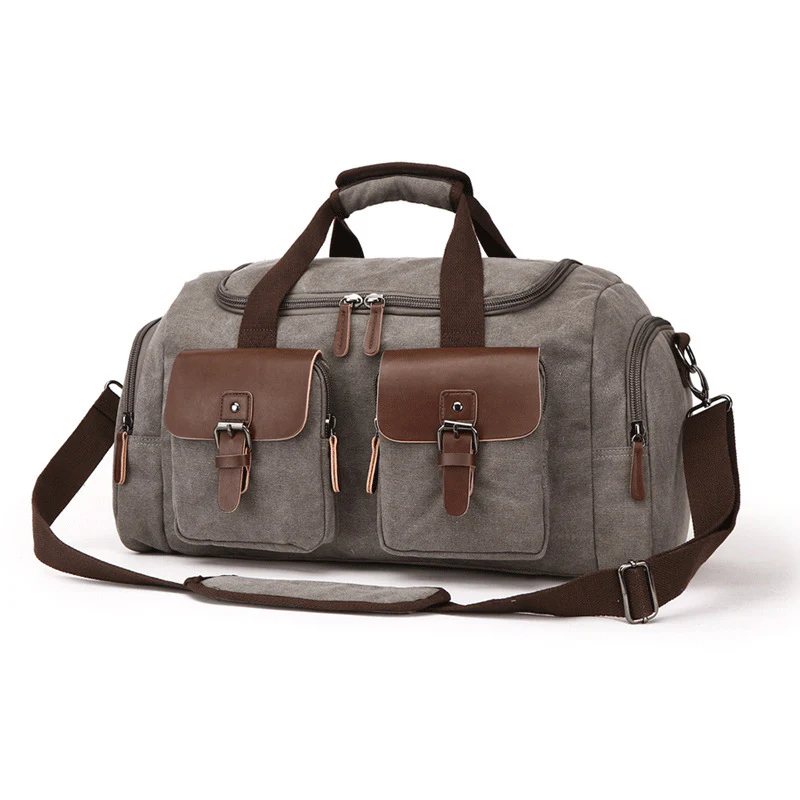 European American Style Travel Bag Canvas Portable - XNAUWBI