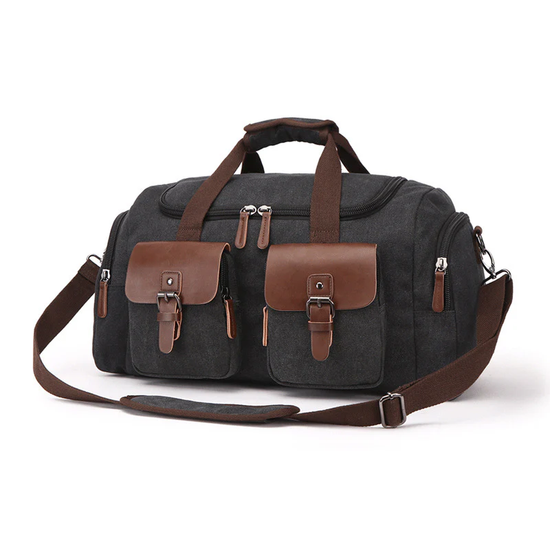 European American Style Travel Bag Canvas Portable - XNAUWBI