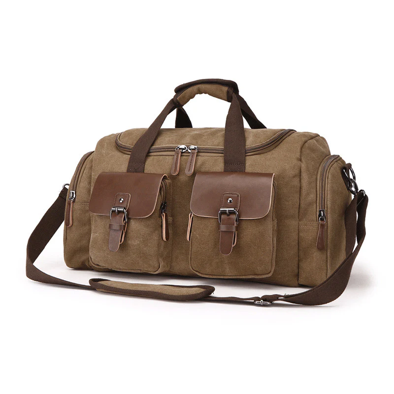 European American Style Travel Bag Canvas Portable - XNAUWBI