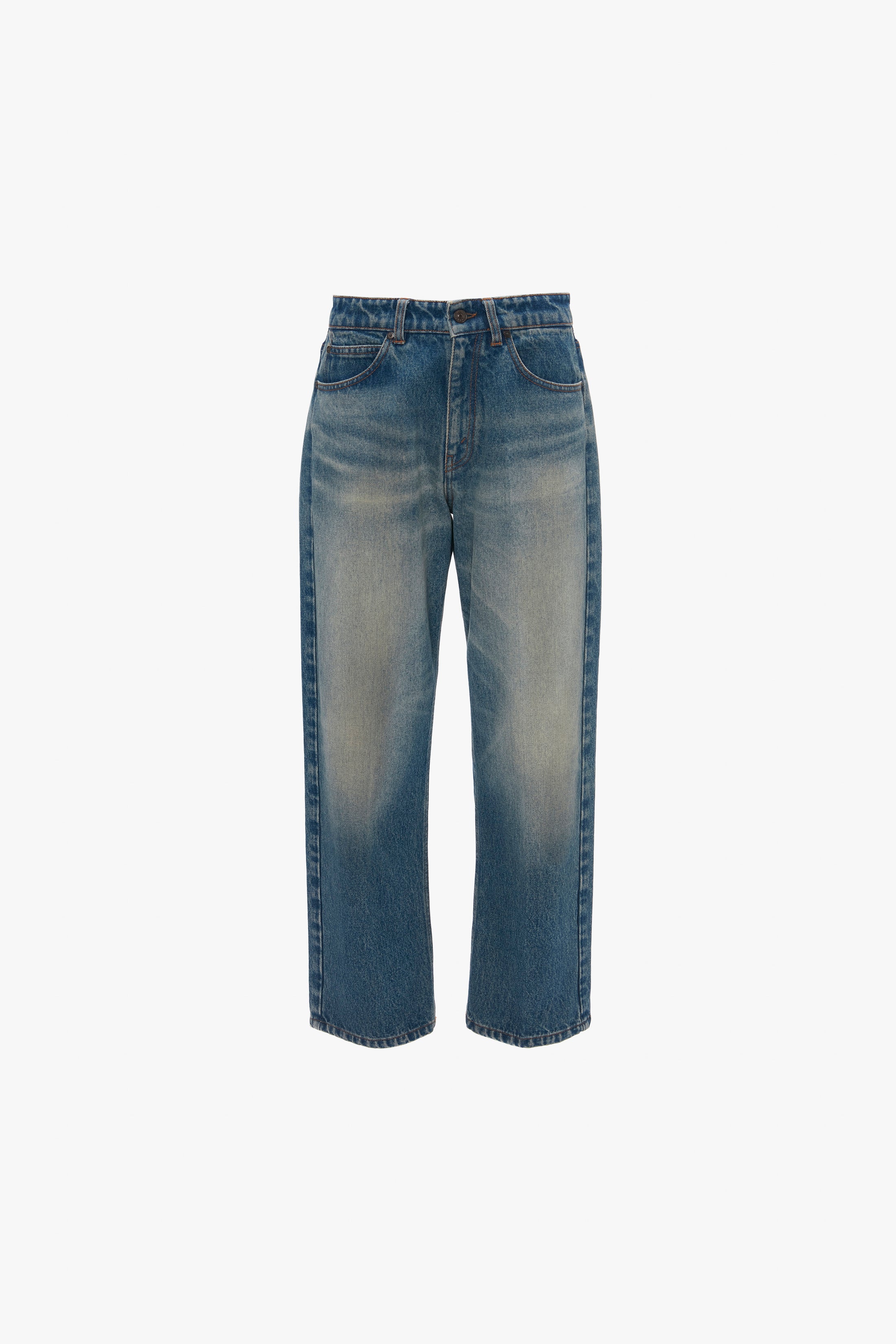 Straight Leg Jean In Antique Indigo Wash - XNAUWBI
