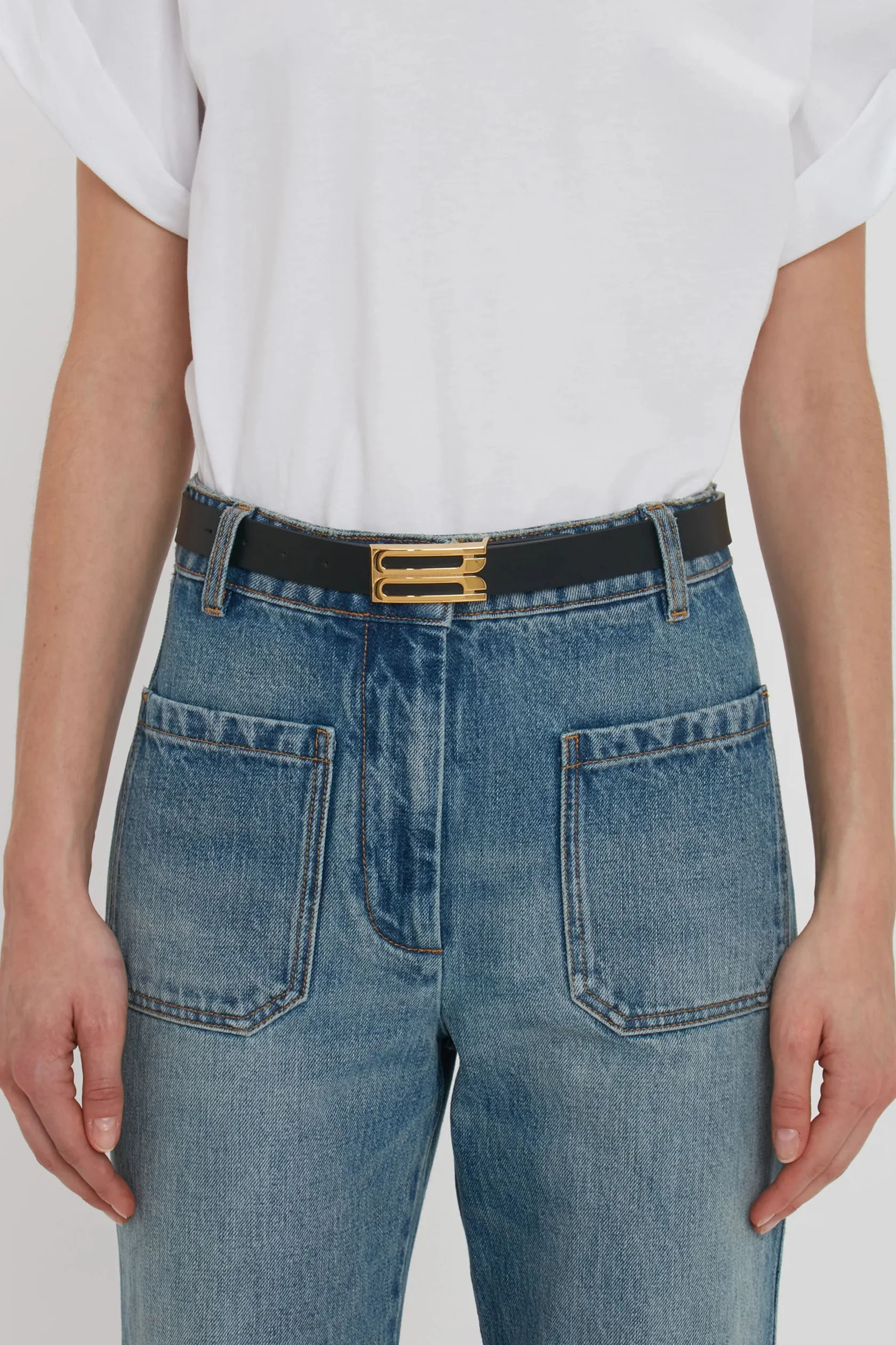 Dorian Belt In Black Leather - XNAUWBI