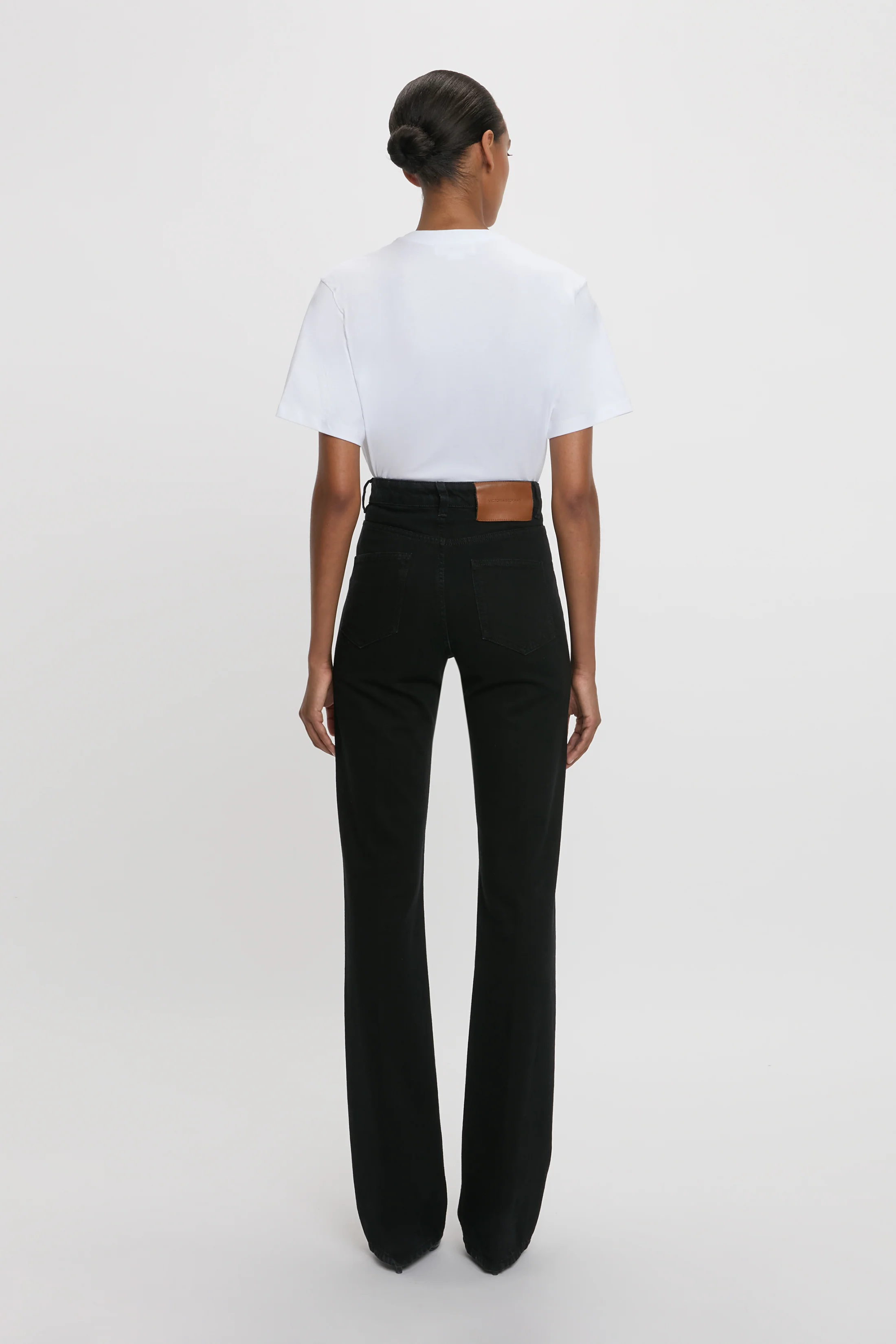 Julia Stretch Jean In Washed Black - XNAUWBI
