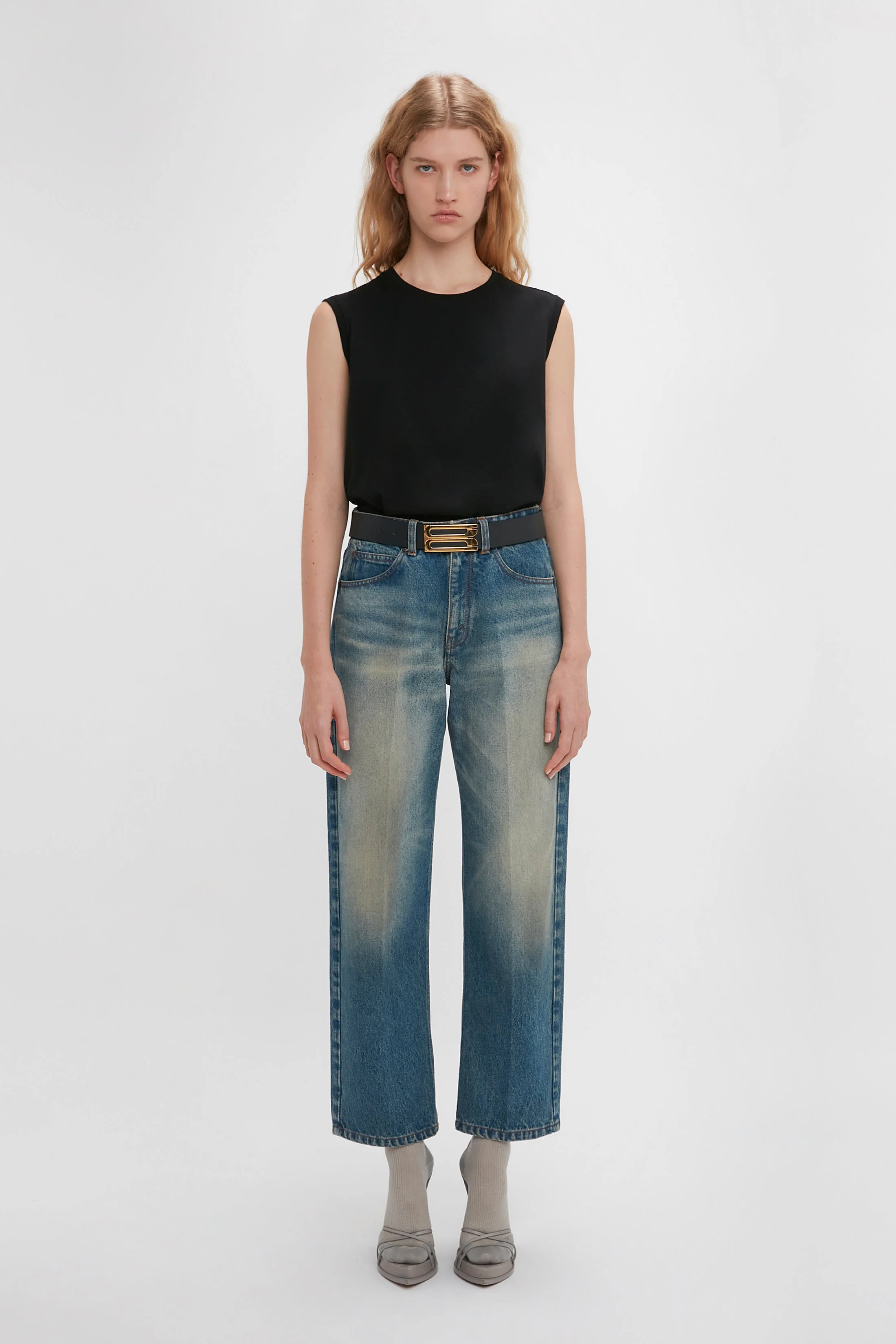 Straight Leg Jean In Antique Indigo Wash - XNAUWBI