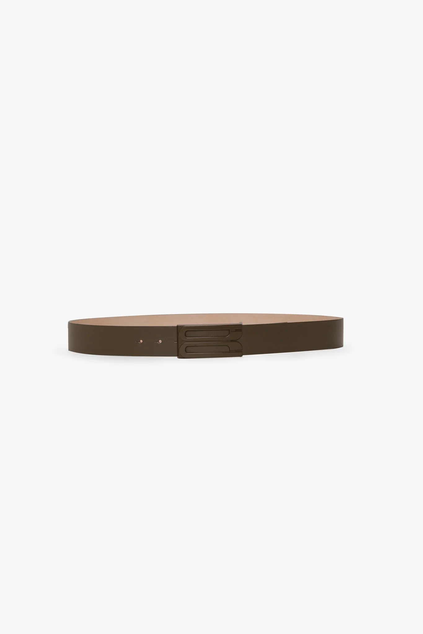 Tonal Jumbo Dorian Belt In Dark Khaki Smooth Leather - XNAUWBI