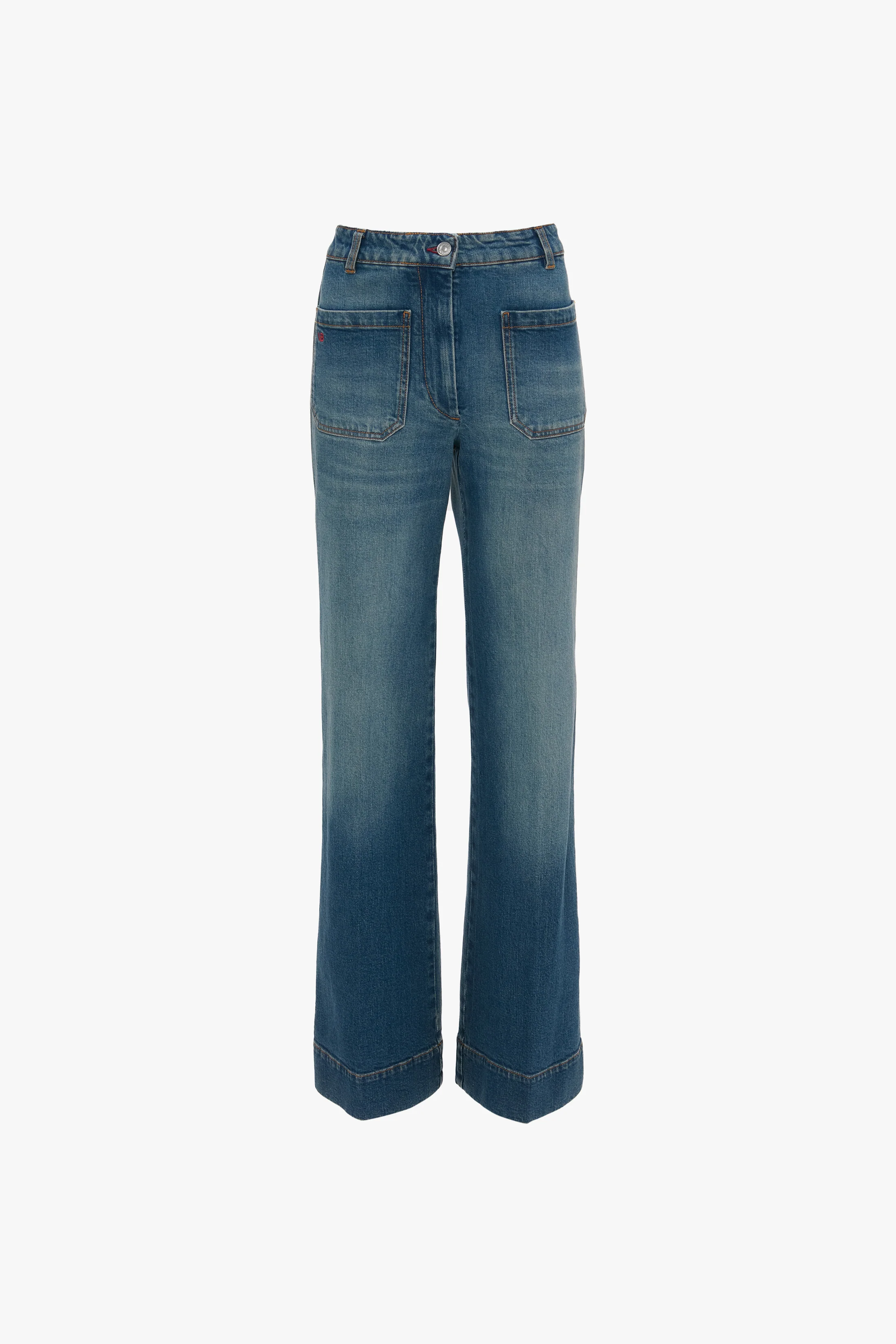 Alina Stretch Jean In Mid Blue - XNAUWBI