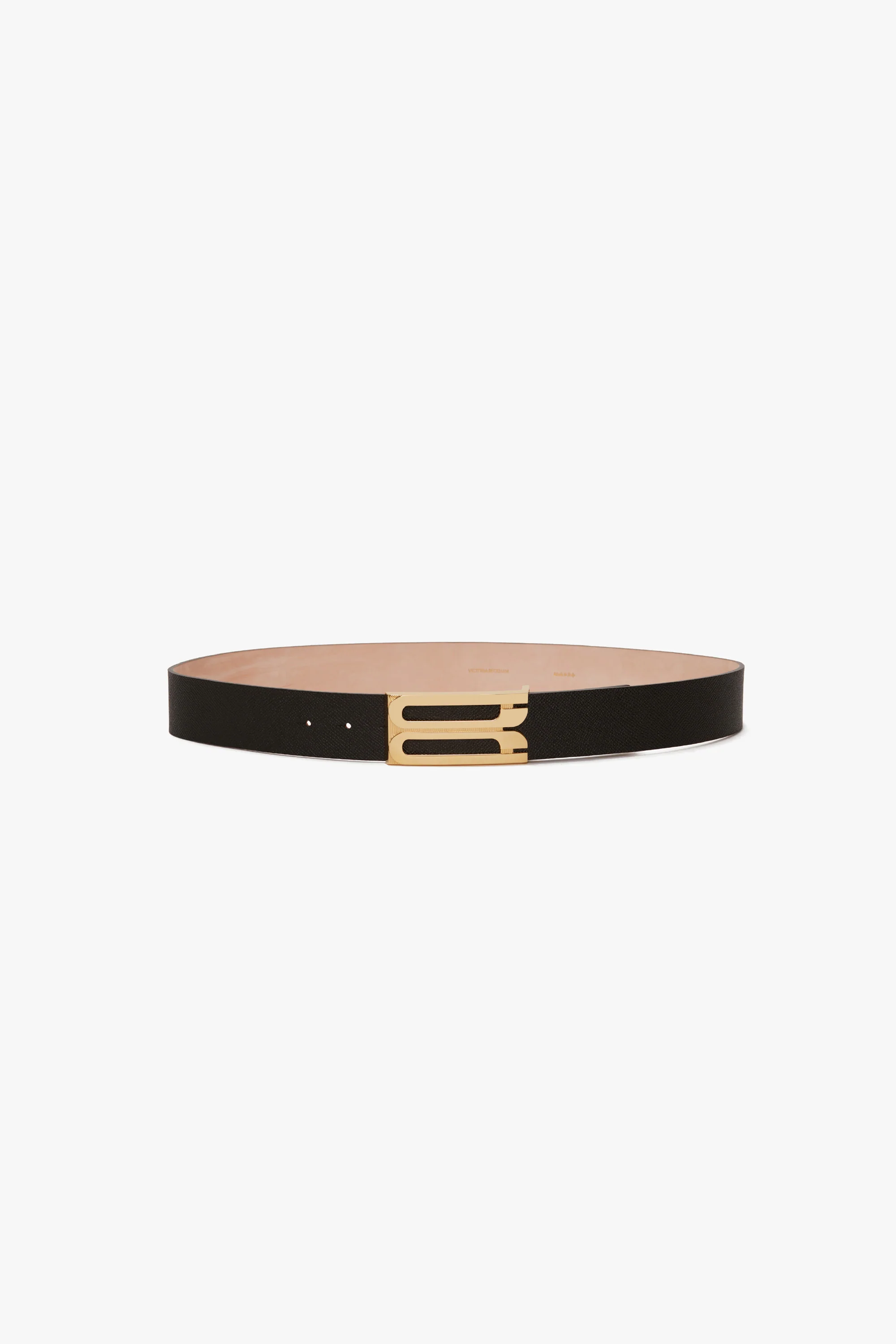 Jumbo Dorian Belt In Black Grained Leather - XNAUWBI