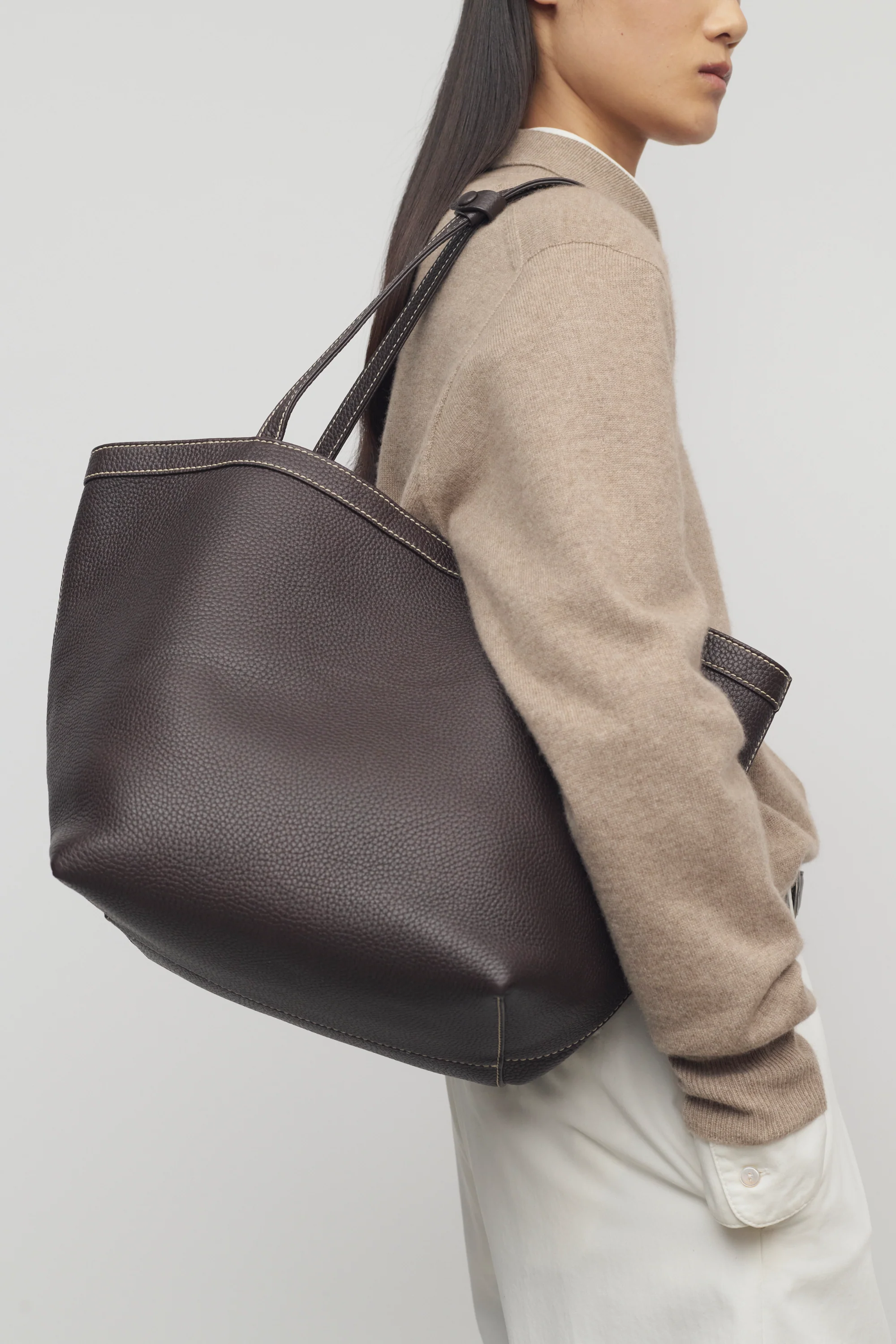 Park Tote Three Stitch Bag in Leather - XNAUWBI