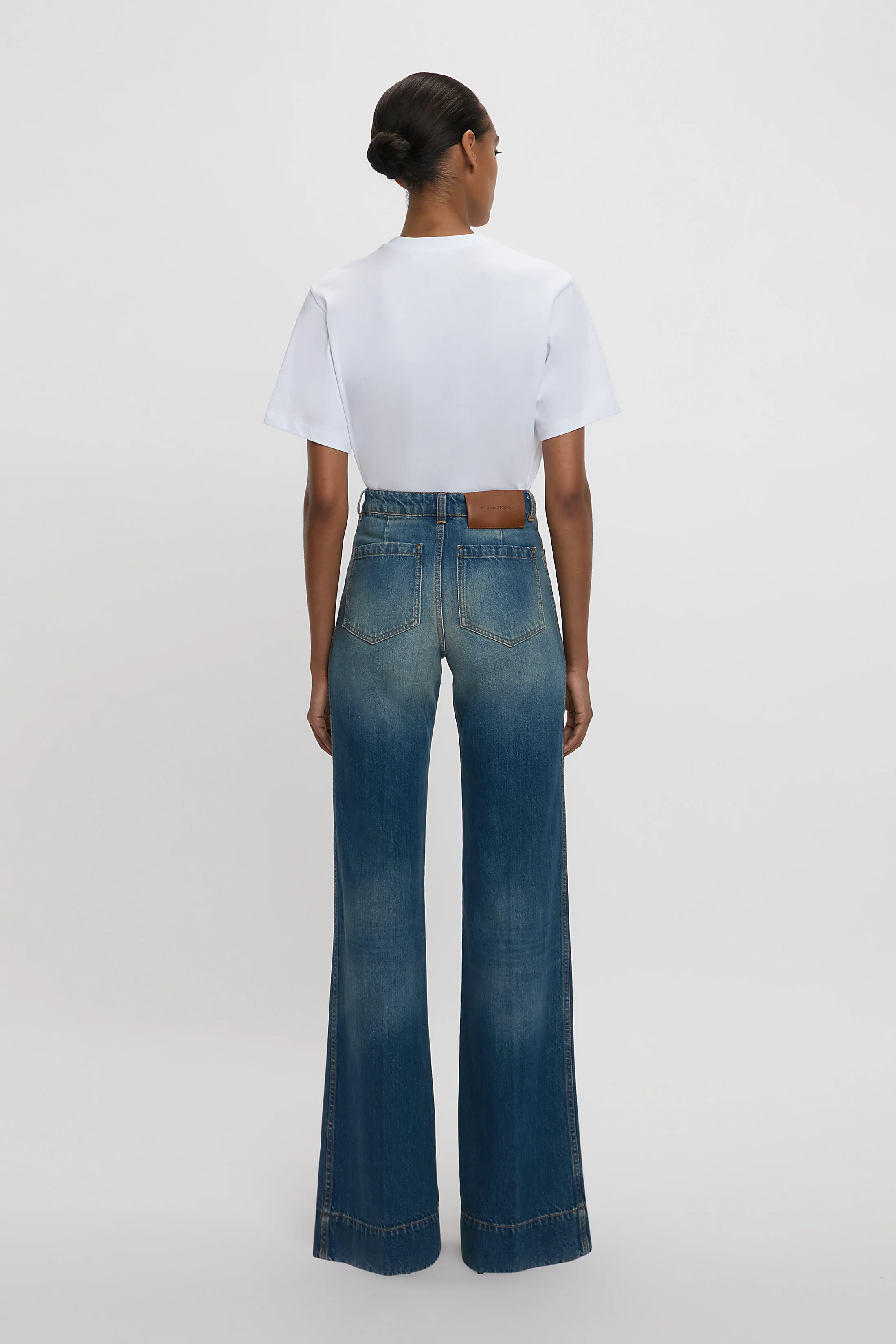 Alina Stretch Jean In Mid Blue - XNAUWBI