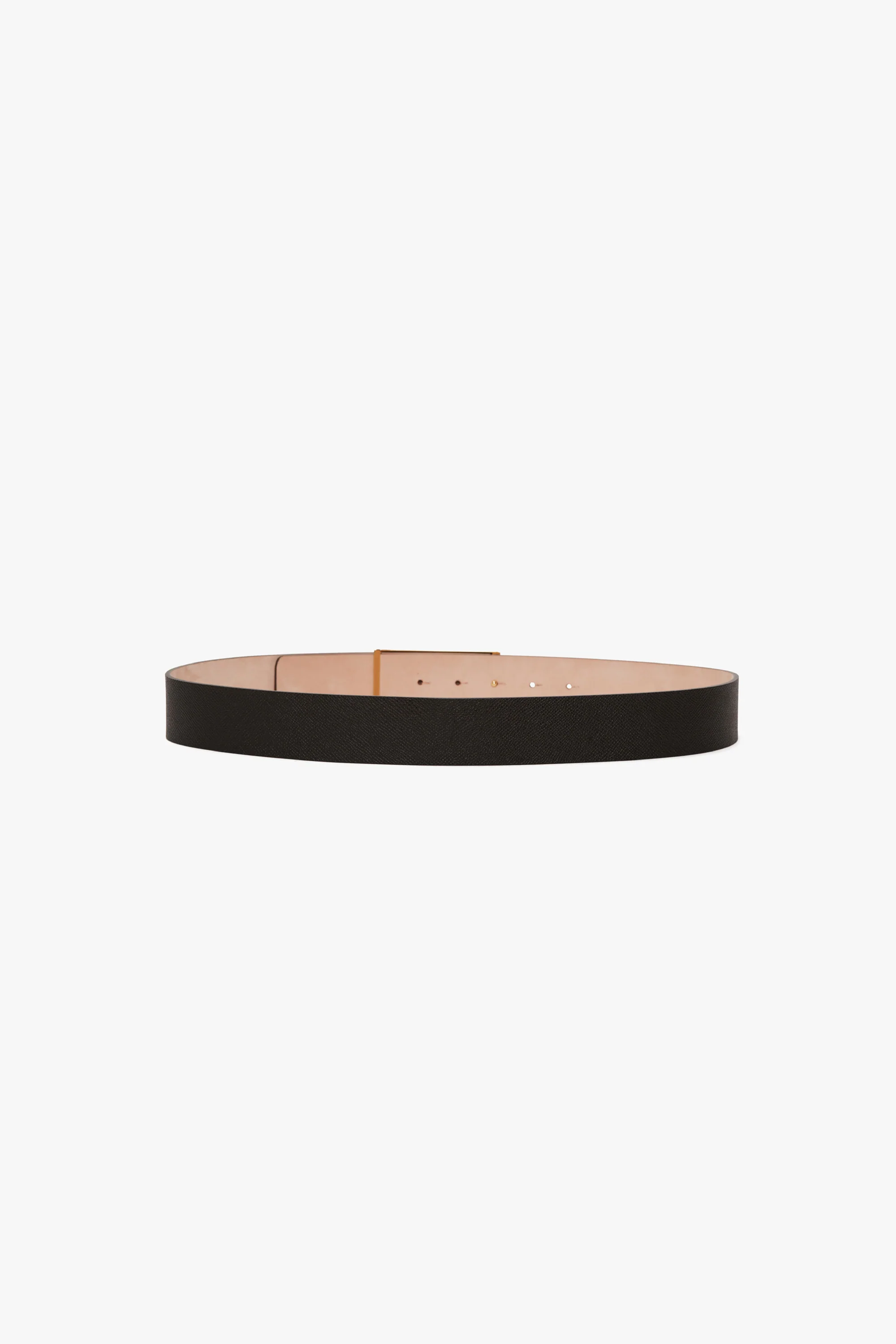 Jumbo Dorian Belt In Black Grained Leather - XNAUWBI
