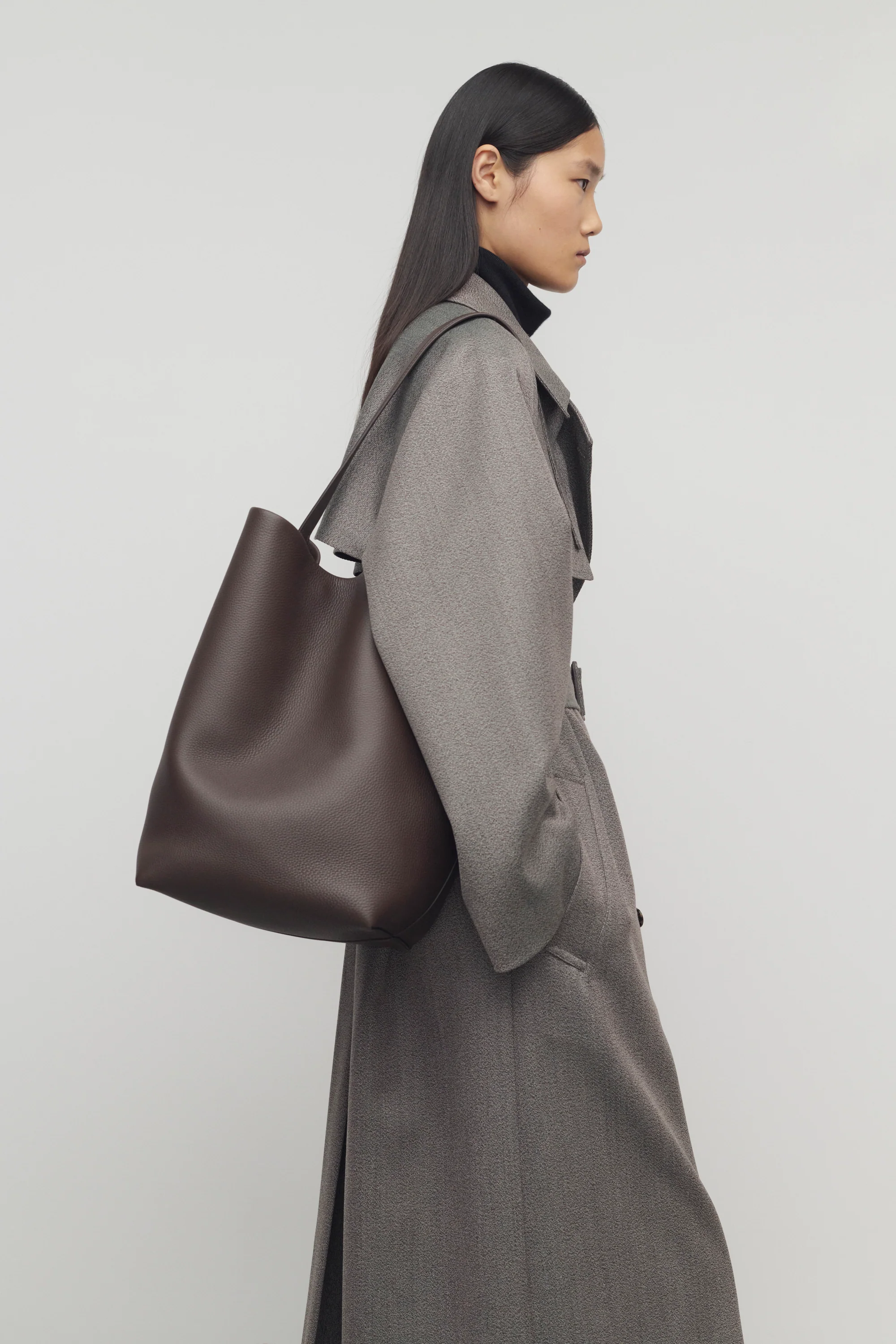 Large N/S Park Tote Bag in Leather - XNAUWBI