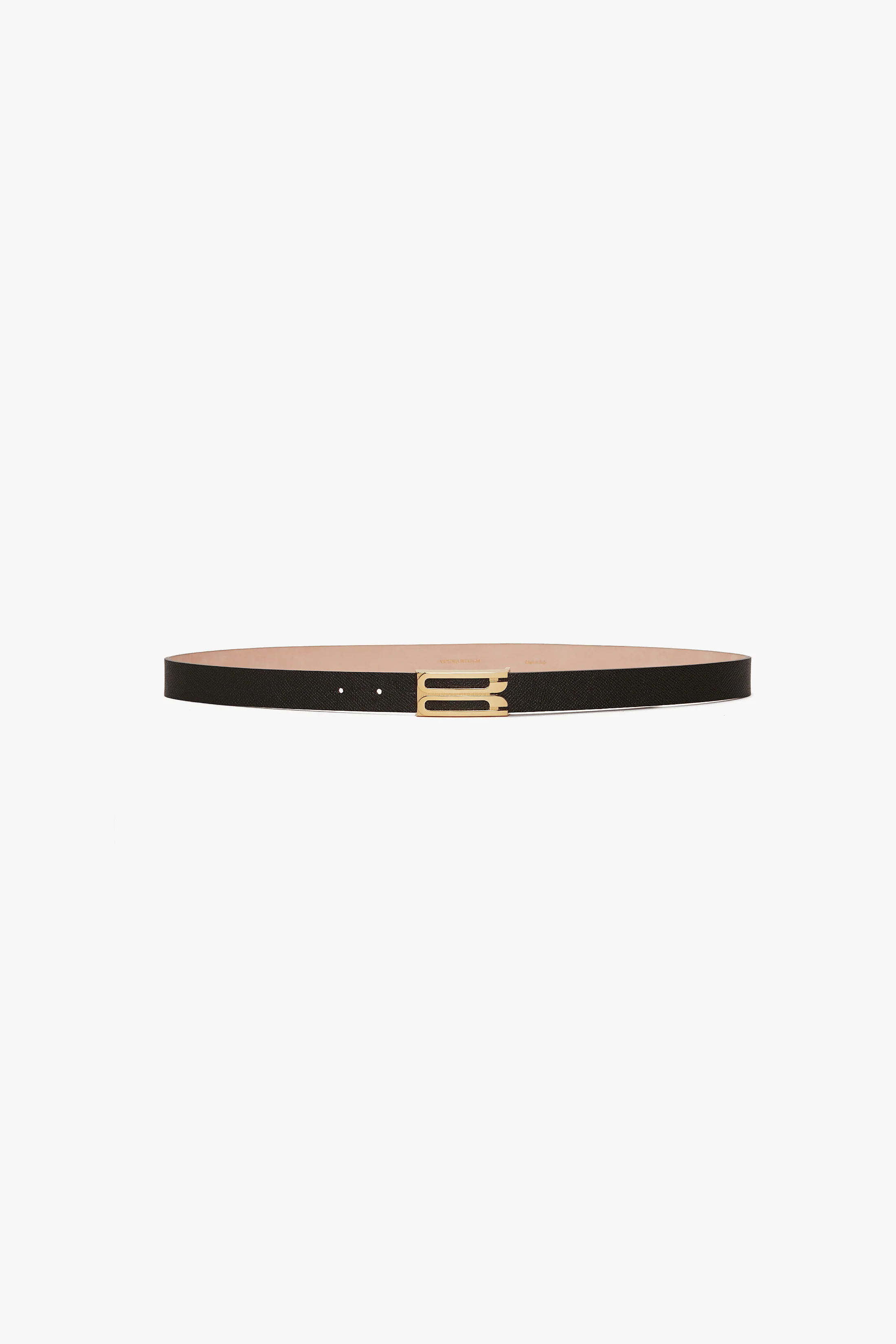 Dorian Belt In Black Grained Leather - XNAUWBI